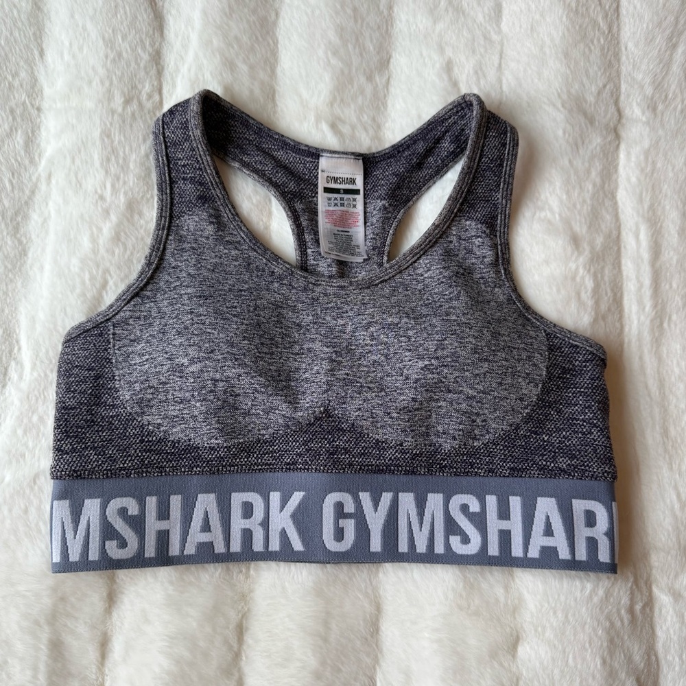 Gymshark Flex Sports Bra Purple Marl Size Small